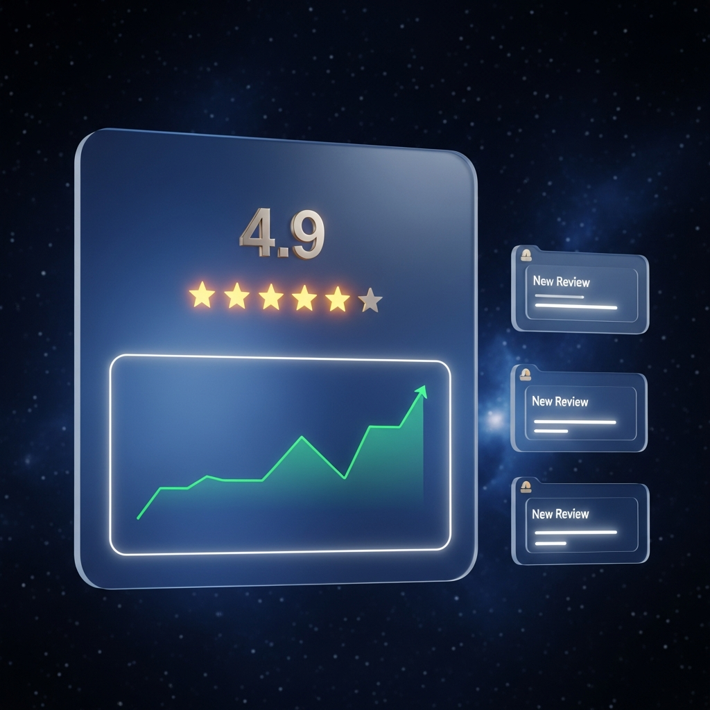 5 Star Reviews Dashboard